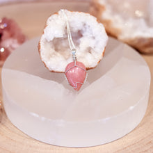 Load image into Gallery viewer, Pink Opal Sterling Silver Necklace