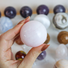 Load image into Gallery viewer, Pink Calcite Sphere