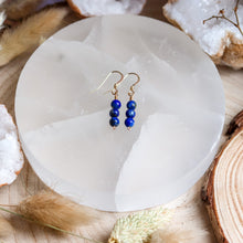 Load image into Gallery viewer, Lapis Lazuli 14ct Gold Fill Earrings