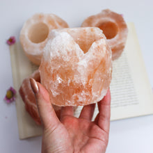 Load image into Gallery viewer, Himalayan Salt Candle Holder