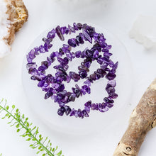 Load image into Gallery viewer, Amethyst Crystal Chip Bracelet