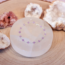 Load image into Gallery viewer, Lavender Jade Sterling Silver Bracelet
