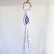Load image into Gallery viewer, Plant Hanger x Blue Lace Agate Crystal