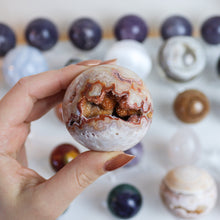 Load image into Gallery viewer, Crazy Lace Agate Sphere