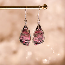 Load image into Gallery viewer, Cobalto Calcite Sterling Silver Earrings
