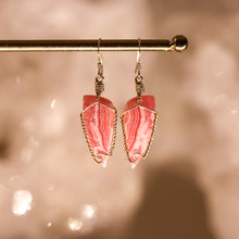 Load image into Gallery viewer, Rhodochrosite 14ct Gold Fill Earrings
