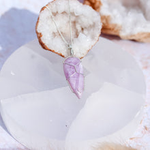 Load image into Gallery viewer, Kunzite Sterling Silver Necklace
