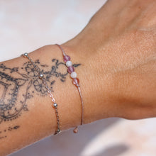 Load image into Gallery viewer, Lavender Jade &amp; Rainbow Moonstone Macramé Bracelet
