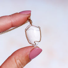 Load image into Gallery viewer, Pink Calcite 14ct Gold Fill Necklace
