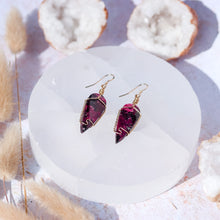 Load image into Gallery viewer, Cobalto Calcite 14ct Gold Fill Earrings

