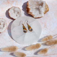 Load image into Gallery viewer, Bumblebee Jasper 14ct Gold Fill Earrings
