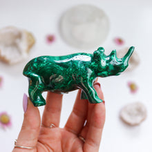 Load image into Gallery viewer, Malachite Rhinoceros
