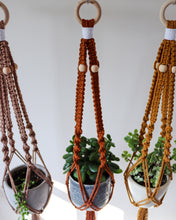 Load image into Gallery viewer, Autumn Macrame Plant Hangers
