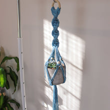 Load image into Gallery viewer, Small Pot Spiral Macrame Plant Hangers
