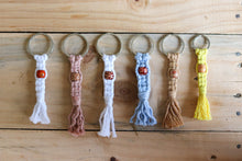 Load image into Gallery viewer, Macrame Bead Key Ring
