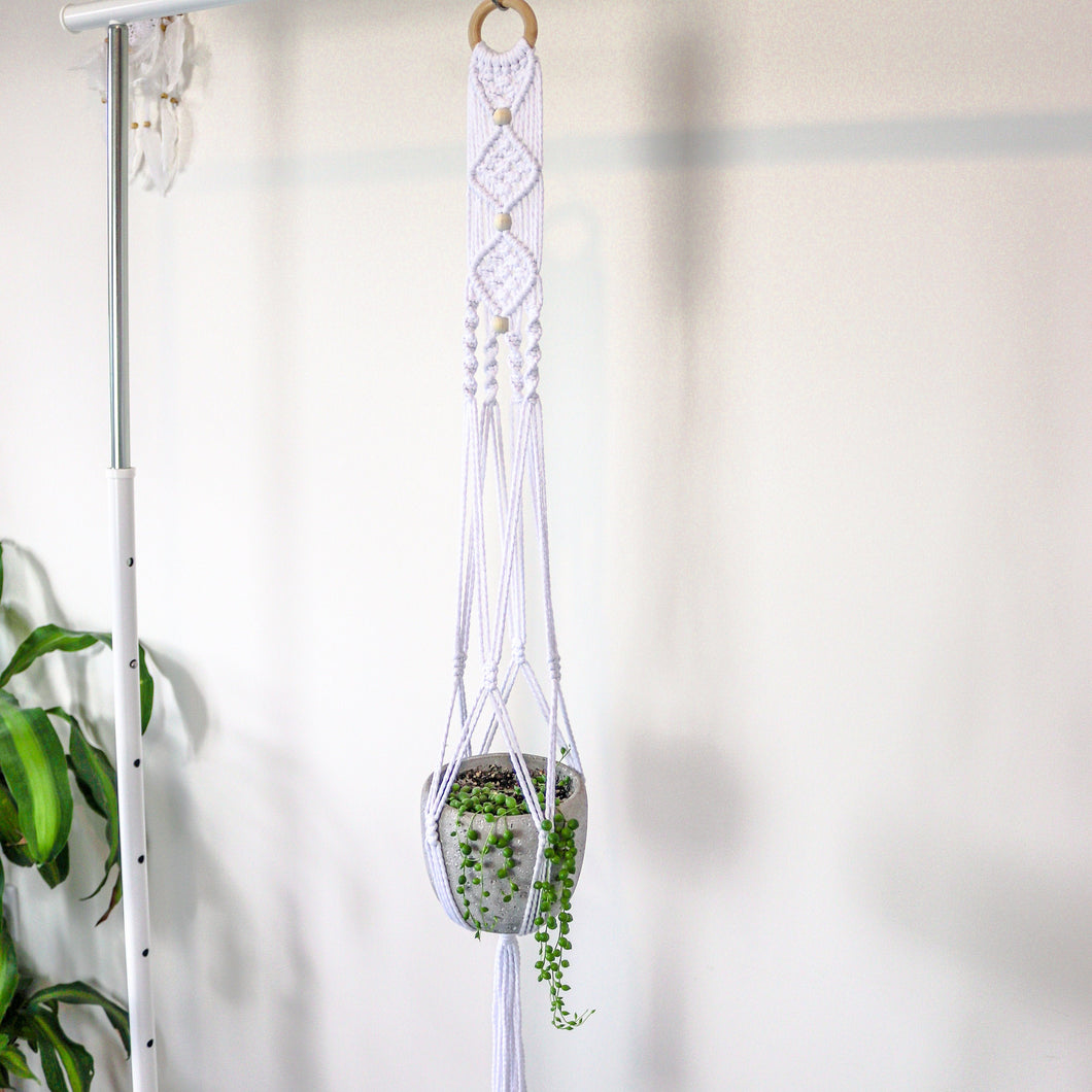 Diamond Macrame Plant Hanger