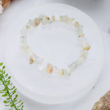 Load image into Gallery viewer, Moonstone Crystal Chip Bracelet
