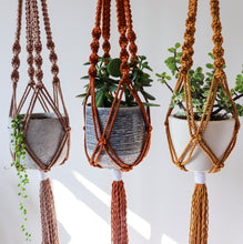 Load image into Gallery viewer, Autumn Macrame Plant Hangers
