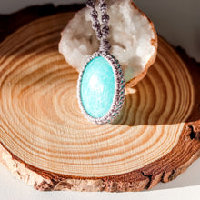Load image into Gallery viewer, Amazonite Macramé Necklace

