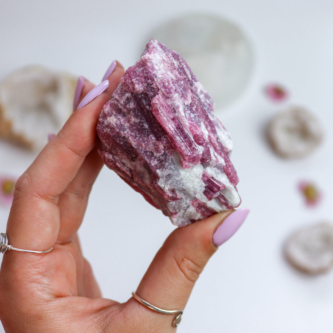 Large Pink Tourmaline Piece