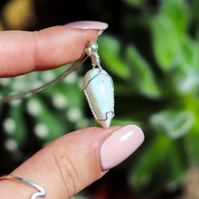 Load image into Gallery viewer, Rainbow Moonstone Sterling Silver Necklace
