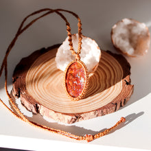Load image into Gallery viewer, A Grade Moss Agate Macramé Necklace
