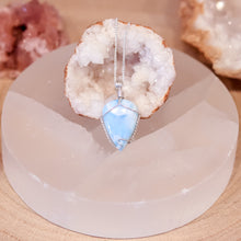 Load image into Gallery viewer, Larimar Sterling Silver Necklace
