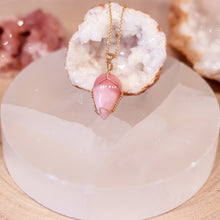 Load image into Gallery viewer, Pink Opal 14ct Gold Fill Necklace
