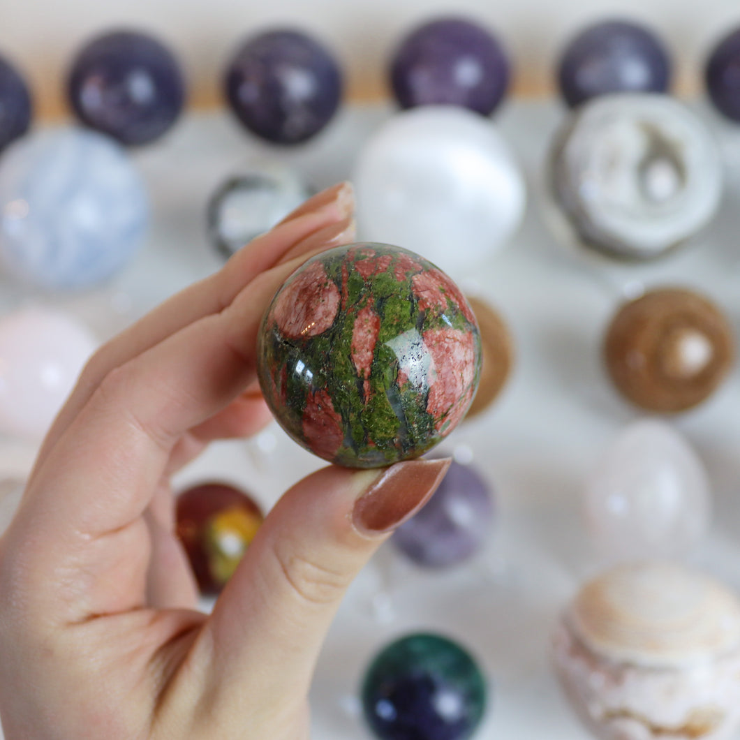 Unakite Sphere