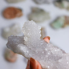 Load image into Gallery viewer, Druzy Chalcedony Stalactite Specimen
