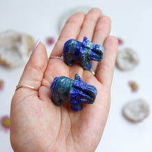 Load image into Gallery viewer, Mini Lapis Lazuli Elephant
