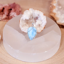 Load image into Gallery viewer, Larimar Sterling Silver Necklace
