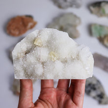 Load image into Gallery viewer, Large Druzy Chalcedony x Calcite Specimen
