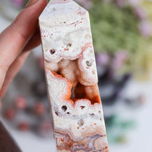 Load image into Gallery viewer, Crazy Lace Agate Obelisk
