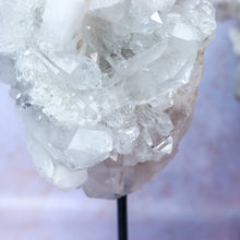 Load image into Gallery viewer, Large Clear Quartz On Stand
