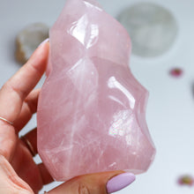 Load image into Gallery viewer, Large Rose Quartz Flame
