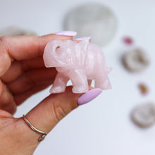Load image into Gallery viewer, Rose Quartz Elephant
