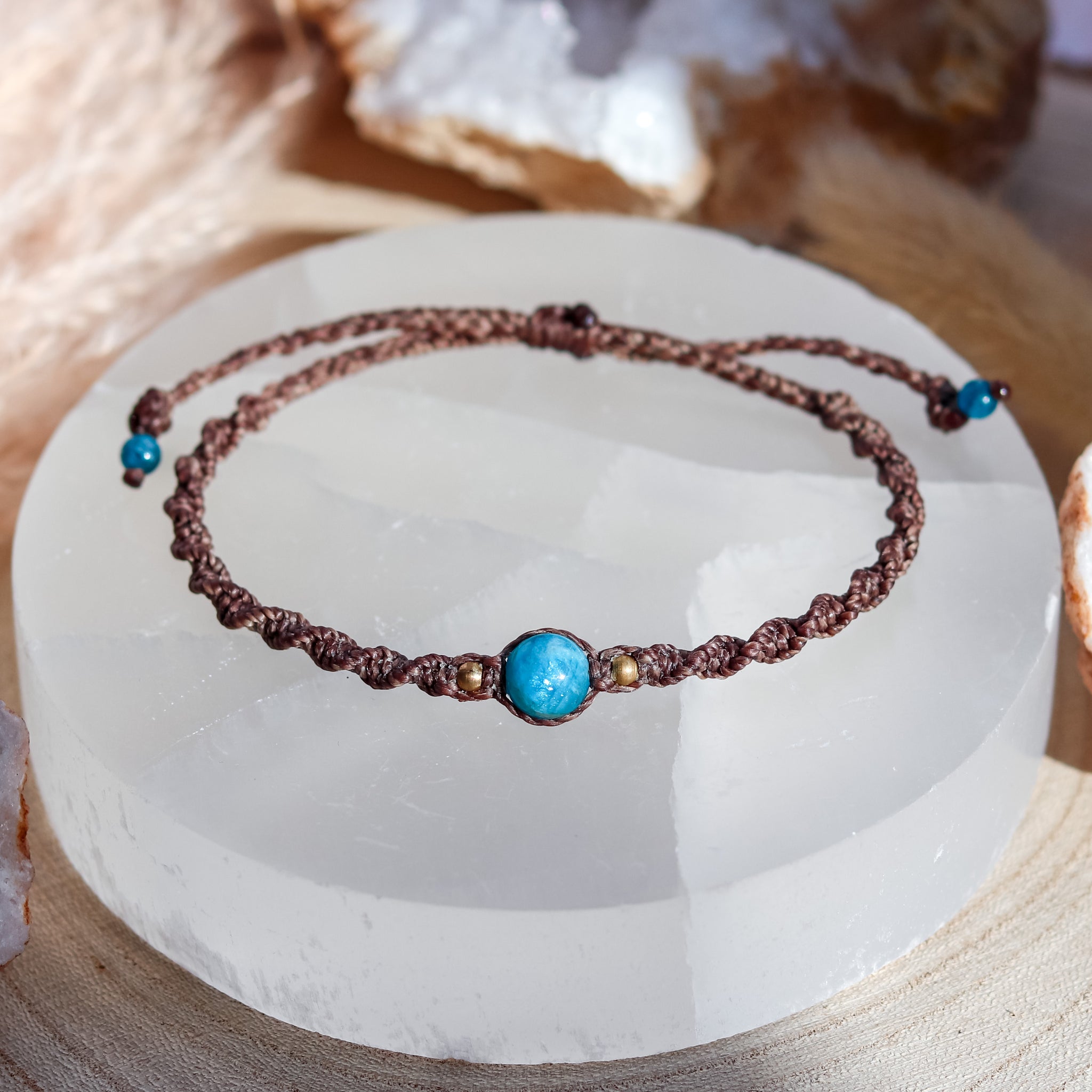 Apatite Macramé Bracelet – OliveYouKnot