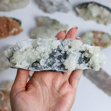 Load image into Gallery viewer, Large Chalcedony x Apophyllite Specimen
