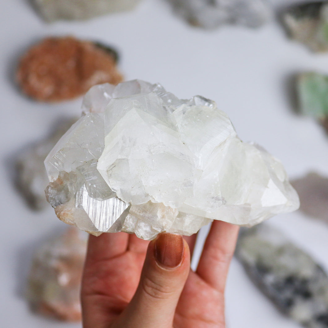 Large Apophyllite x Stilbite Specimen