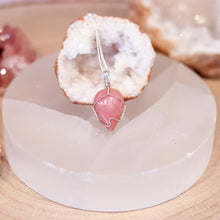 Load image into Gallery viewer, Pink Opal Sterling Silver Necklace
