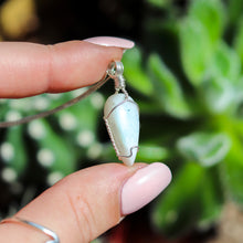 Load image into Gallery viewer, Rainbow Moonstone Sterling Silver Necklace
