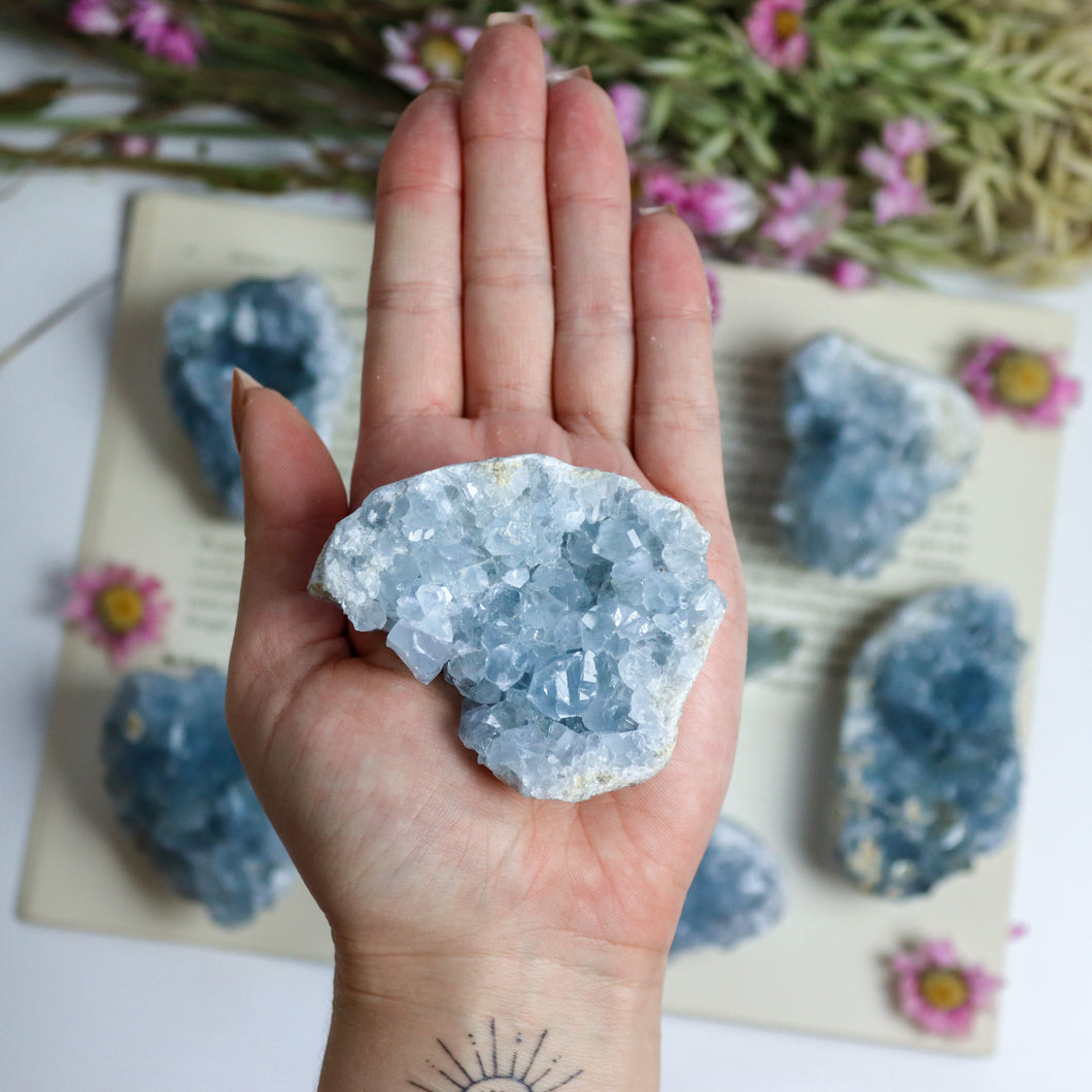Celestite Cluster