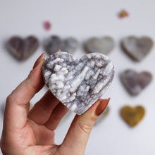 Load image into Gallery viewer, Chalcedony Druzy Heart
