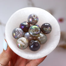 Load image into Gallery viewer, Mini Aura Agate Spheres
